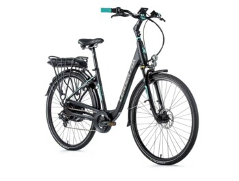 Das INDUKTORA City-E-Bike mit Aluminiumrahmen, elegantem Design, gefederter Vordergabel, Scheibenbremsen und 28"-Laufrädern zum Schnäppchenpreis.