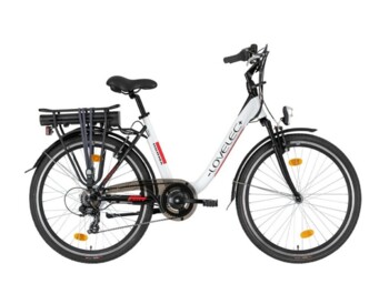 Preiswertes City-E-Bike mit Gepäckträgerakku und Heckantrieb. Eine gute Wahl für alle, die ein hochwertiges E-Bike zu einem günstigen Preis suchen.