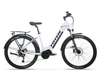 E-Bike, ausgestattet mit allem, was man für das Fahren mit einem E-Bike in der Stadt braucht. Die Tretunterstützung erfolgt durch einen Vinka-Mittelmotor, der durch einen 720-Wh-Akku ergänzt wird, der eine Reichweite von bis zu unglaublichen 200 km ermöglicht.